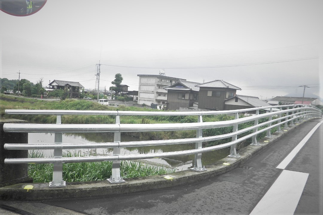 橋梁用防護柵　県道　丸亀市